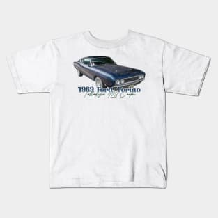 1969 Ford Torino Talladega 428 Coupe Kids T-Shirt